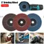JUIC 1 Chiếc Bánh Xe Nắp, Phụ Kiện Máy Xay Góc Mini Để Đánh Bóng Gỗ Kim Loại Bánh Xe Mài 3 ", Bền 75 Mm Đánh Bóng Đĩa Phẳng Đĩa Chà Nhám