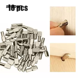 SHUPUN 10 chốt hỗ trợ bằng gỗ, Giá đỡ kệ di động Mini, Tủ quần áo laminate Chân cố định Giá đỡ phần cứng nội thất