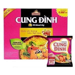 Thùng Mì Cung Đình Sườn Heo Hầm Măng 30 Gói x 79g Chính Hãng | Mì Ăn Liền