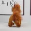 Móc khóa ngựa Túi sang trọng quyến rũ Ngựa nâu dễ thương Quà tặng Kawaii cho phụ kiện năm mới Giáng sinh Mặt dây chuyền động vật nhồi bông [Mina]