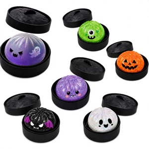 < Pluscloth > Dụng cụ giảm căng thẳng di động, Đồ chơi bánh bao Halloween, Tiện ích chống căng thẳng TPR bền bỉ