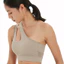 S-3XL Áo ngực thể thao đeo vai đơn nữ Push Up Running Yoga Wireless Gym Vest Tops