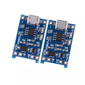 2 Cái / bộ Mô-đun sạc bảng sạc 5V Micro USB 1A 18650 [Vn]