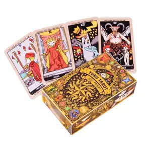 Yuru Tarot Deck Dễ Thương Nhật Bản Tinh Thần Ban Trò Chơi Dành Cho Người Mới Bắt Đầu Nam Nữ Bạn Bè Nhà Du Lịch Hàng Ngày Hẹn Hò Thiền Đảng sonlekvn