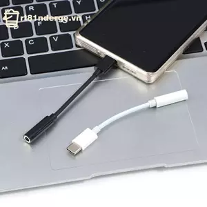 GE Type-C sang 3,5mm AUX Ja Tai nghe Bộ chuyển đổi âm thanh Bộ chia âm thanh Bộ chuyển đổi USB-C Bộ chuyển đổi tai nghe VN