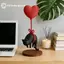 GE Nổi Mèo Hình Trái Tim Bóng Trang Trí Đáng Yêu Chống Trầy Xước Cho Quán Cà Phê Quầy Trưng Bày Kệ Sách Quà Tặng Ngày Lễ Cho Nhân Viên VN