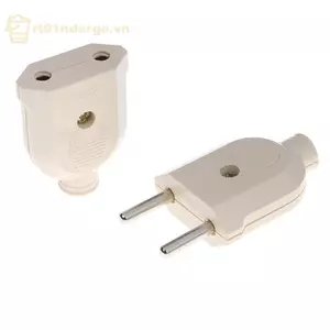 GE 2 Pin EU Cắm Nam Nữ Đầu Nối Điện Tử Soet Dây Nối Dài Nguồn VN