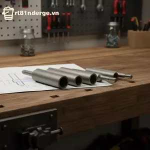 GE 8mm 10mm 16mm 20mm Trình điều khiển mũi thép cứng Máy khoan búa quay cường độ cao Cần thay thế cho dụng cụ điện Chế biến gỗ bê tông VN