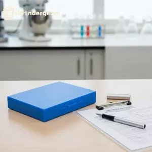 GE 100 Microslide Hộp Bảo Quản Nhựa 1 2 3 Chiếc Kính Hiển Vi Hình Chữ Nhật Giá Đỡ Khoa Học Phòng Thí Nghiệm Tổ Chức VN
