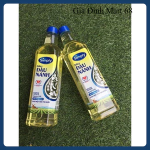 Nguyên thùng 12 chai 1L DẦU ĂN ĐẬU NÀNH SIMLY CHÍNH HÃNG.