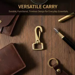 SRVN Brass Snap Hook Carabiner Trigger Clip Clasp Bule cho dây đeo túi Dây buộc dây Dây nịt cho chó Dây xích thú cưng Phụ kiện móc khóa.