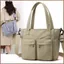 Túi tote màu trơn SQ11 dành cho nữ nylon thích hợp cho chuyến đi chơi túi đeo vai đi làm túi đeo chéo
