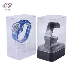 HFTOY 1x giá đỡ màn hình đồng hồ bằng nhựa đứng ra trưng bày dụng cụ đứng cuộn ~