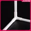 JASMINE 10 Chiếc 12 Mm Nhựa Trắng Kết Nối DIY Kệ Lều Cố Định Khớp Lắp Tee Bốn Chiều Thẳng Khuỷu Tay Tủ Quần Áo Móc Khớp JASMINE