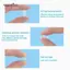 AqToCna DIY Phòng Không Khí Trong Suốt Hình Bầu Dục Kính Mắt Mũi Braet Silicone Miếng Lót Mũi Kính Mắt Braet Chống Rơi Kính Mát Phụ Kiện AqToCna