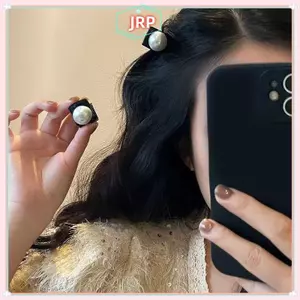 JRP 2 Chiếc Pháp Vintage Ngọc Trai Nhỏ Kẹp Tóc Ánh Sáng Sang Trọng Nổ Móng Vuốt Tóc Chân Nữ Barrettes Mũ Phụ Kiện Thời Trang JRP