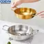 <cosyh>Double Handle Pan Ergonomic Design Mirror Polished Exterior For Oven Use