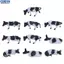 <cosyh>Model Railway Black & White Cow HO/OO Gauge 00 Cows Durable High Quality Hot