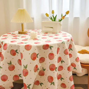 Flannel Khăn Trải Bàn Phong Cách Tươi Sinh Viên Trang Trí Bàn Tròn Ảnh Bàn Cà Phê Khăn Trải Bàn Bàn Vuông SFFZ