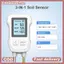 Littleloves1 Máy đo đất LCD kỹ thuật số 3 trong 1 Máy đo độ ẩm nhiệt độ PH với dụng cụ đo thực vật Balight cho cây hoa Vườn VN