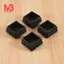 20 Chiếc Nhựa Vuông Trống Cuối Nắp Ống Chèn 25mm x 25mm