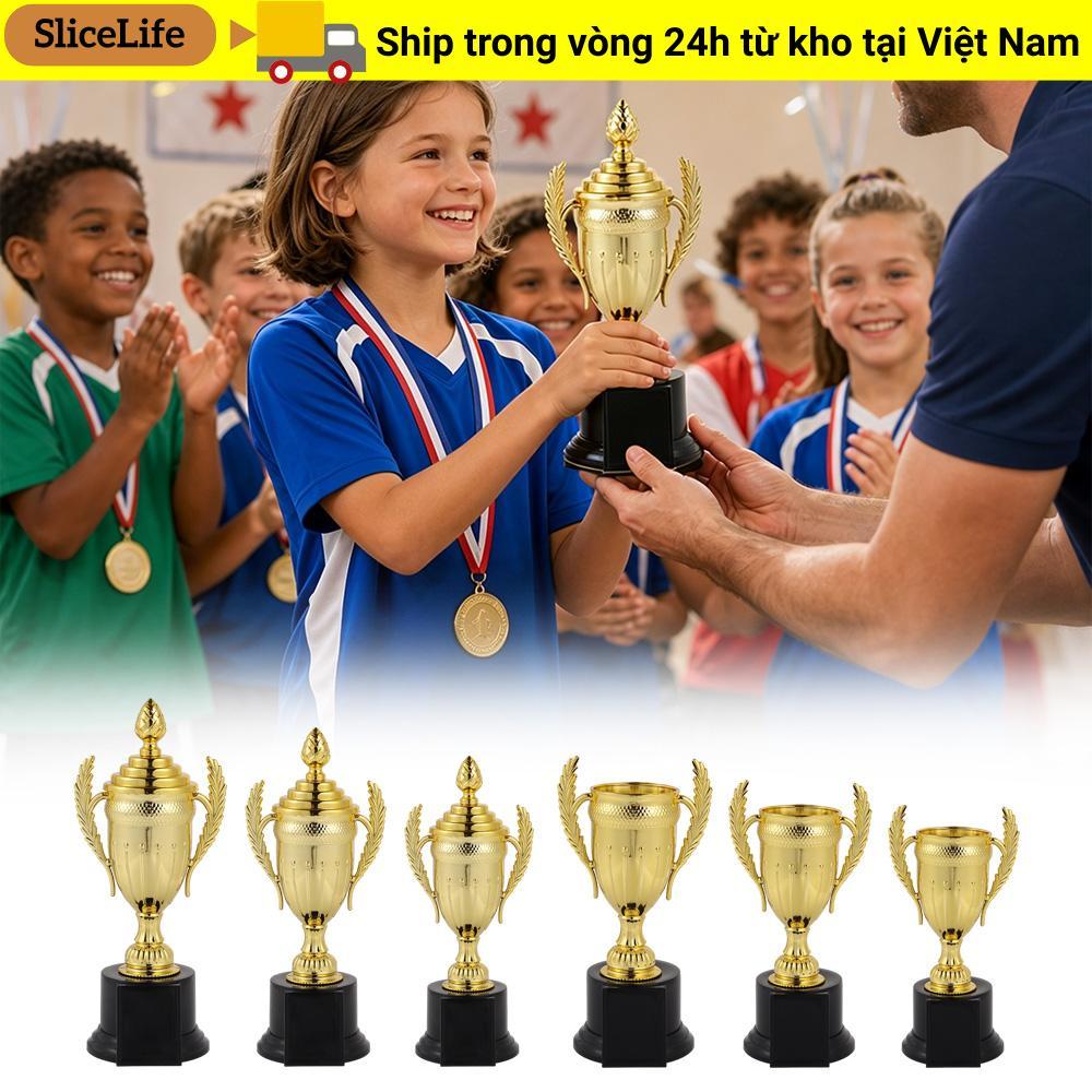 Cúp SLICELLIFE giải thưởng trường học, cúp bóng đá nhỏ, vàng trẻ em, nhựa thủ công, quà lưu niệm