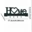 Giá đỡ chìa khóa hình XUAN "Home Love" có móc - Giá treo tường không khoan, Dụng cụ sắp xếp kim loại để trang trí phòng khách, Key Ra | Móc treo chìa khóa Tường VN