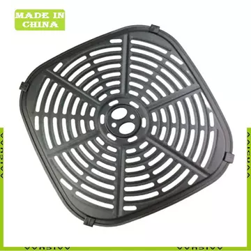 AA 6QT Kim Loại Nồi Chiên Không Khí Tấm Lót Kim Loại Lò Nướng Thảm Nấu Ăn An Toàn Thép Carbon Nồi Chiên Không Khí Tấm Lót Cho Nồi Chiên Không Khí Co