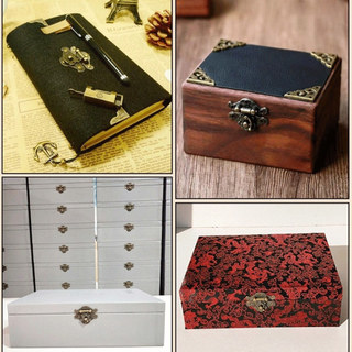 ⭐GROUS⭐Lock Catch Latch Hasp Durable Lock Mini Suitcase Various Sizes Vintage