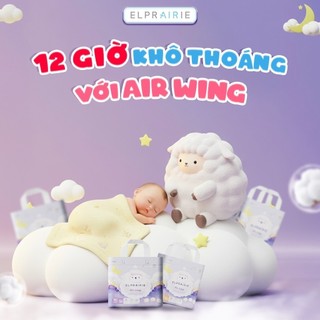 Combo 2 Tã/Bỉm Quần ELPRAIRIE Air Wing Cao Cấp Nội Địa Hàn, Mỏng Nhẹ Êm Ái, Thấm Hút Nhanh Đủ Size L28/XL25/XXL22