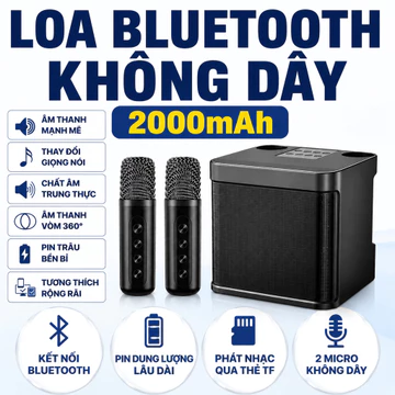 Loa YS203K Loa Bluetooth Không Dây Loa KTV Loa Karaoke Loa Micro Loa Gia Đình Loa Ngoài Trời Tí Hợp Sound Bảo Hành 3 Năm