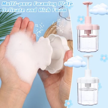 Máy tạo bọt sữa rửa mặt - Máy tạo bọt sữa rửa mặt - Tự động phục hồi - Máy tạo bọt dầu gội tắm - Loại ép - Máy tạo bọt thủ công - Di động, có thể tái sử dụng