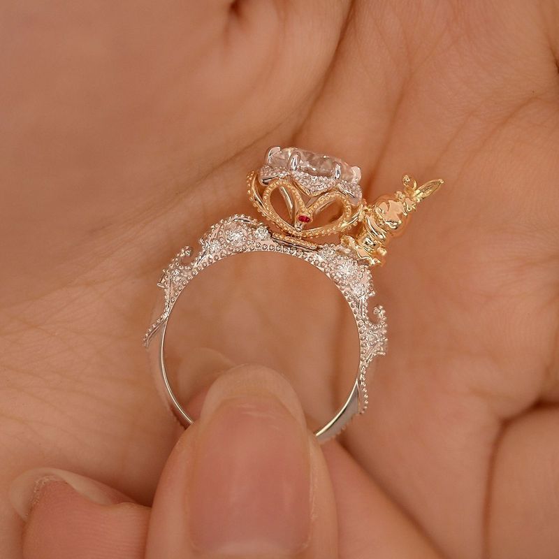 Women's Moissanite Wedding Ring by yiyezhiqiuuu.vn
