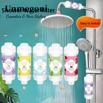 Bộ lọc vòi hoa sen UNMEGONI, Bộ lọc đầu vòi hoa sen nước hoa PP, Máy lọc nước có thể thay thế Hộp đựng vòi hoa sen có thể thay thế Phụ kiện phòng tắm