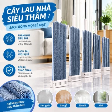 Cây lau nhà phẳng Không cần cầm tay Hộ gia đình lớn Lau nhà đa chức năng Tiện ích Cây lau sàn Cây lau nhà lười biếng Cây lau nhà phun đa chức năng / Bàn chải lau nhà chà sàn
