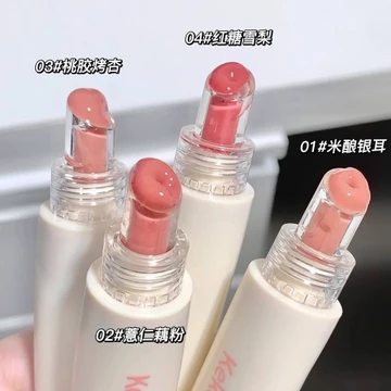 Trang điểm nước sôi trắng tinh khiết ~ Son bóng dưỡng ẩm Son bóng Son bóng Son bóng thủy tinh Son bóng nước Gương Son môi Lip Glaze Học sinh
