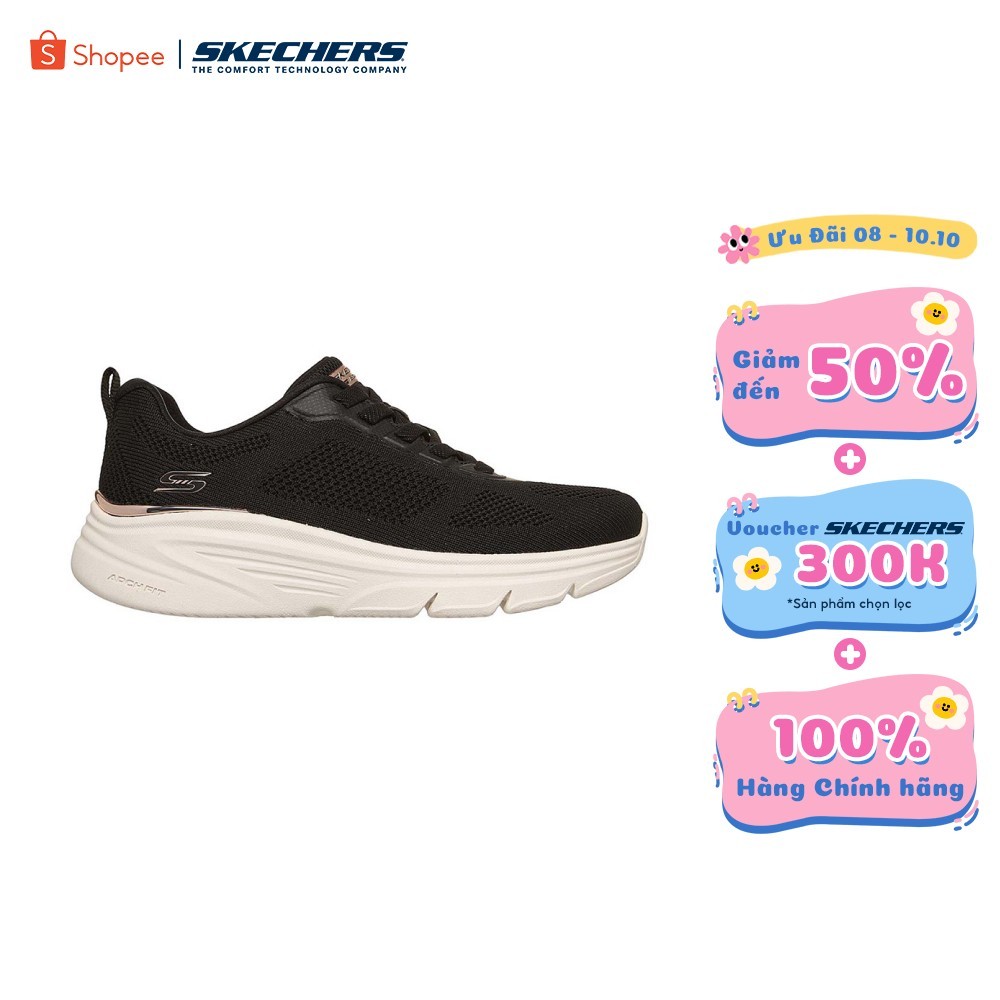 [ĐỘC QUYỀN ONLINE] Giày Thể Thao Nữ Skechers BOBS Sport Arch Fit Elev8 Thường Ngày - 117720-BLK