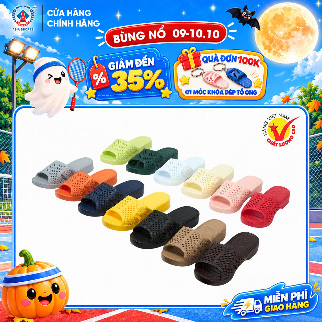 [MUA 2 GIẢM 3%] Dép Tổ Ong Nam ASIA (Size 38-44) Siêu Nhẹ - Dép Lê Nhựa Đúc Nam Đi Trong Nhà Đi Mưa Chống Trượt - DME369