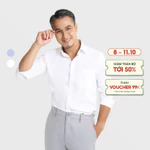 Áo sơ mi nam dài tay CANIFA dáng ôm  chất liệu nano cao cấp ít nhăn 8TH25W004 — ảnh 1