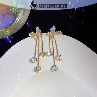 Onetimingfine 1 Cặp Bông Tai Thời Trang Phiên Bản Hàn Quốc Tính Khí Đơn Giản Kim Cương Giả Hoa Ngọc Trai Tai Móng Tay Bông Tai Nữ Trang Sức VN