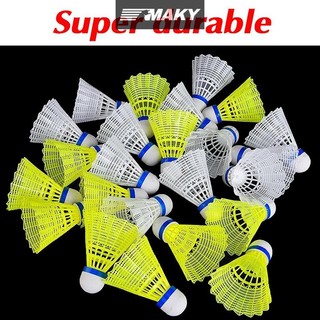 Newwellknownepic 1 CÁI Cầu Lông Nhựa Vàng Trắng Học Sinh Cầu Lông Nylon VN