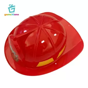 Gamchiano Dr Up Đồ Chơi Lính Cứu Hỏa Nhập Vai Dụng Cụ Chơi Mũ An Toàn Nhựa Mũ Bảo Hiểm Cho Trẻ Em Đỏ
