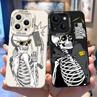 Ốp điện thoại cặp đôi selfie hài hước cho iPhone17 / 16 / 15 / 14 / 13 / MINI / 12 / 11 / Pro MAX / X / XS / XR / 7 / 8 / 6 Vỏ bảo vệ toàn diện bằng silicon lỏng chống sốc và chống rơi