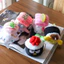 SY Sanrio Hello Kitty Cinnamoroll MY MELODY Nhật Bản sushi sang trọng túi mặt dây chuyền quà tặng cho trẻ em