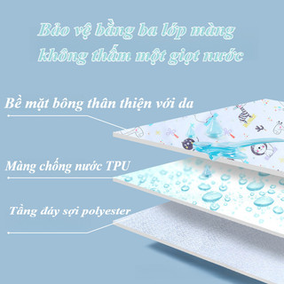 Tã Dạng Chân Váy Làm Bằng Cotton Chống Thấm Nước Dành Cho Bé,Có Thể Tái Sử Dụng,Hấp Thụ Mạnh Mẽ,Sản Phẩm Chăm Sóc Bé
