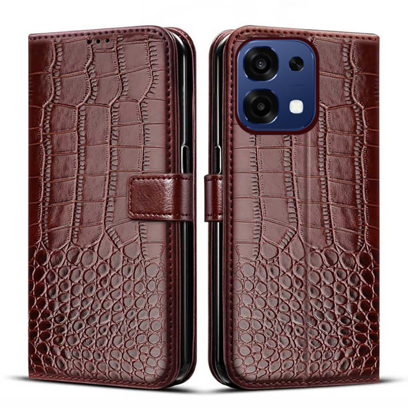 Ốp Điện Thoại Cho OPPO A6 Pro 5G Đựng Thẻ Từ Tính Lật Da Đứng Chống Sốc OPPO A6 Pro 4G Vỏ Ví Bảo Vệ
