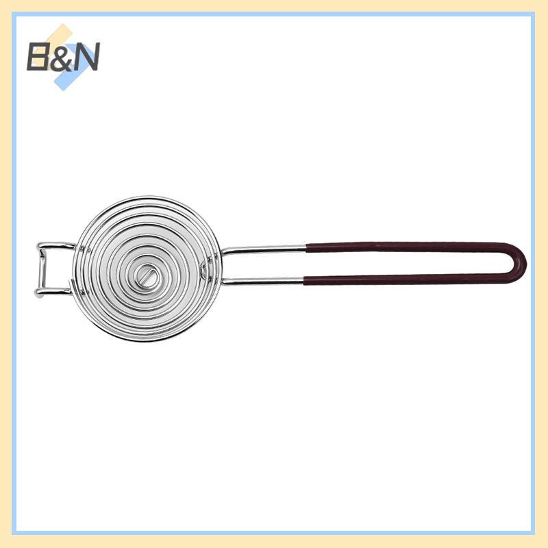 Máy tách trứng B & N Tay cầm dài Máy tách lòng trắng trứng bằng thép không gỉ cấp thực phẩm Bộ lọc lòng đỏ trứng Tiện ích nhà bếp.