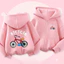 Bé Trai Hoạt Hình In Hình Xe Đạp Áo Khoác Ấm Áp Mùa Đông Áo Trẻ Em Zip Up Áo Khoác Ngoài Thường Ngày