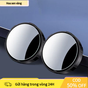 【24H】Gương cầu lồi hít kính ô tô xoay 360 độ cao cấp thiết kế mini dễ lắp đặt giúp quan sát điểm mù hiệu quả khi lái xe