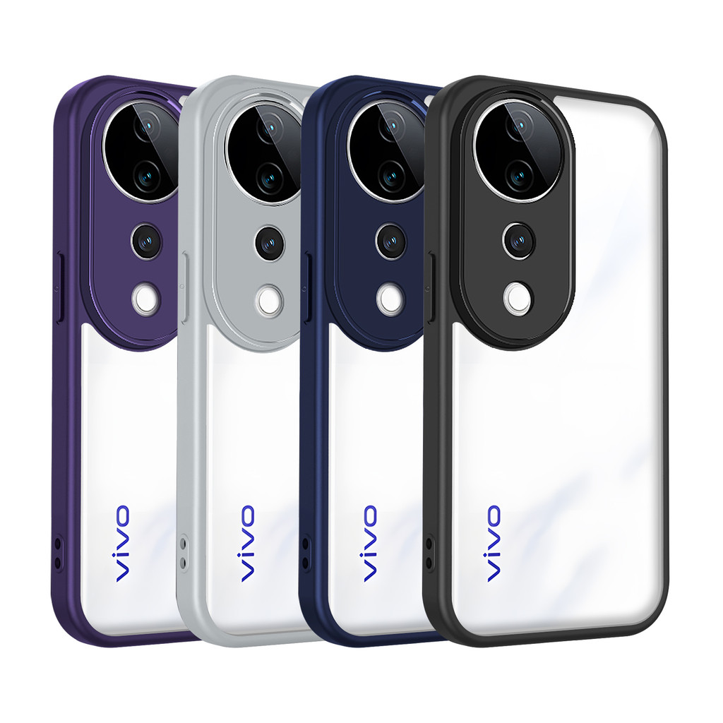 Ốp lưng Vivo V40 Pro 5G Vỏ trong suốt mờ thời trang cho Vivo V40 5G Vỏ điện thoại